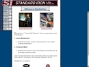 Website Snapshot of STANDARD IRON, INC.